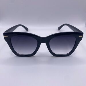 Aire Intergalactic Sunglasses Black Square Grey Lenses